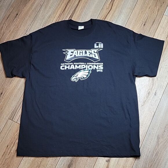 SUPER BOWL LII CHAMPIONS PHILADELPHIA EAGLES SHIRT 100% Cotton (A0034) - Picture 1 of 5